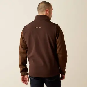 Men's Ariat Vernon Softshell Vest - Coffee Bean