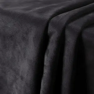 64"*96" Suede Upholstery Black-Side Soft-Suede for Car Headliner, Cushion Sofa Pillows Home Décor Repair DIY
