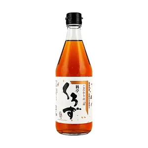 U-SIDE Japanese Black Vinegar 500ml - Aged in Yoshino Cedar Barrels for Rich, Mellow Flavor - Perfect for Sushi, Dressings & Marinades