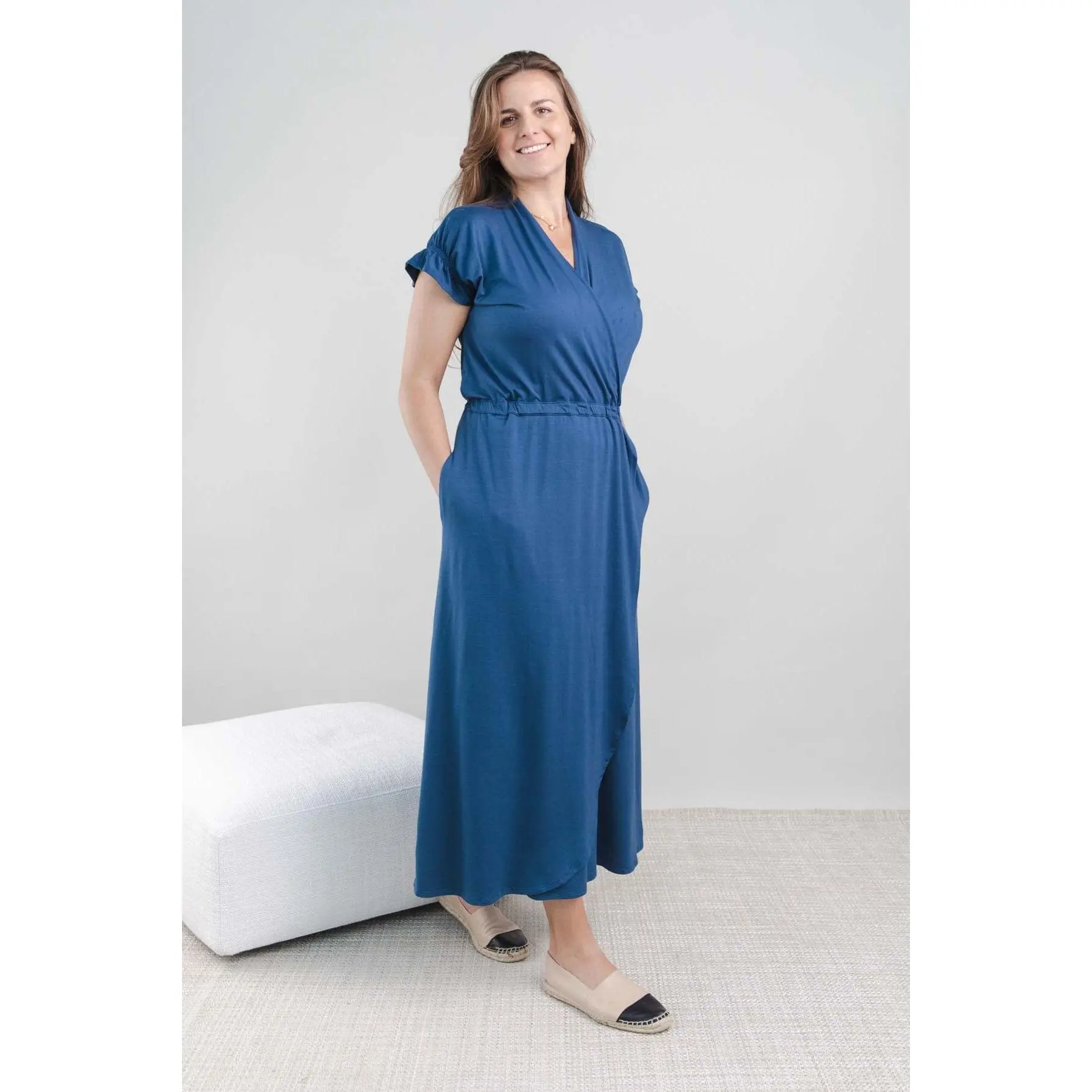 Vivian Maternity & Nursing Maxi Dress