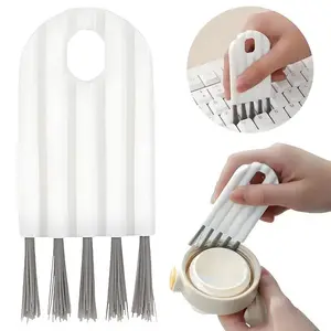 Crevice Cleaning Brush, 1 Count Mini Multifunctional Cleaning Brush, Household Cleaning Tool for Cup Cover, Window Slot, Keyboard Groove