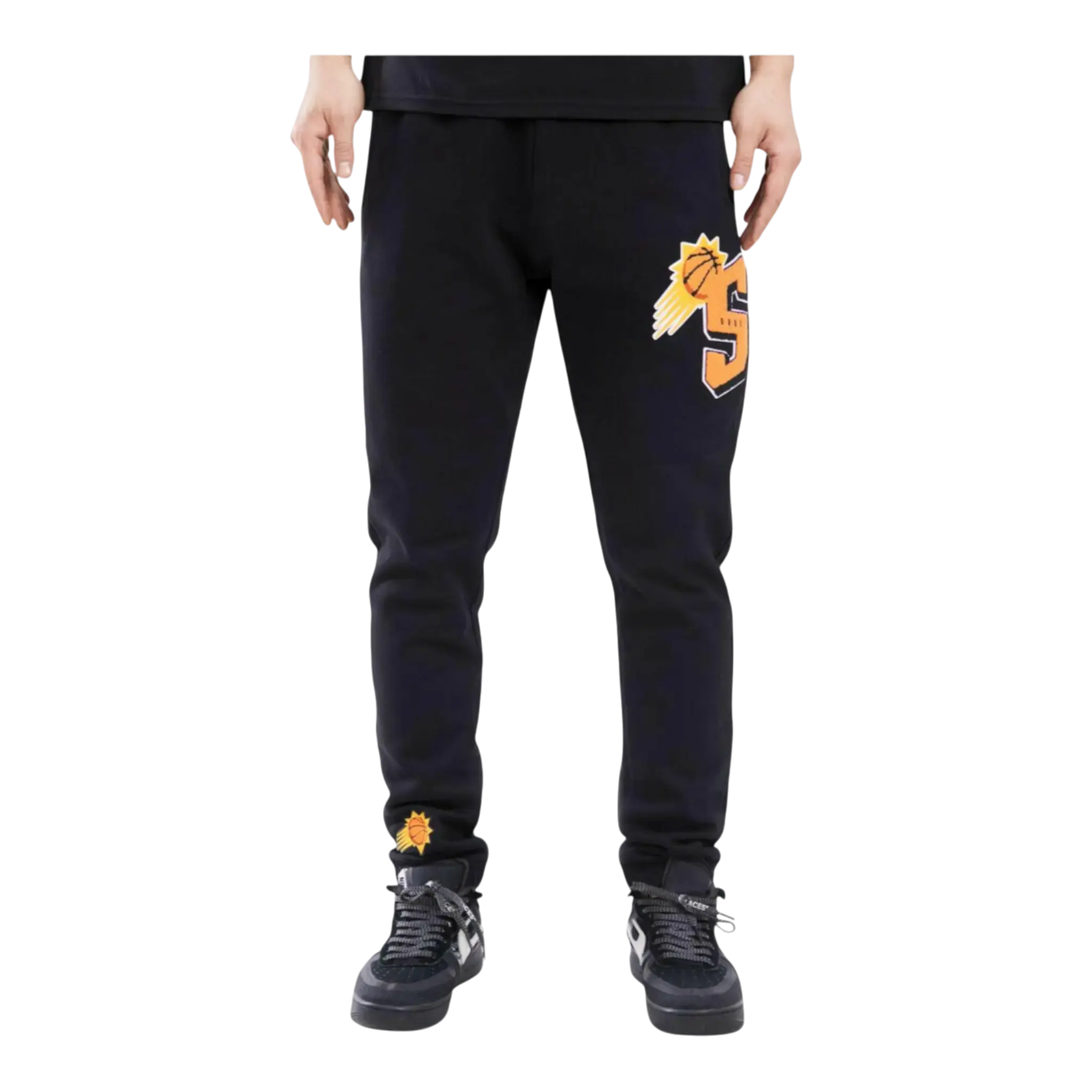 Pro Standard NBA Phoenix Suns Mash Up Logo Sweatpants in Black | Men's