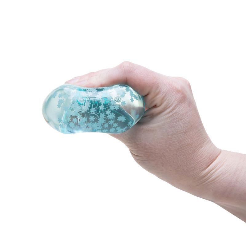 NeeDoh Winter Glow Bundle – Glow Flakes & Polar Glow Penguin Squishy Set