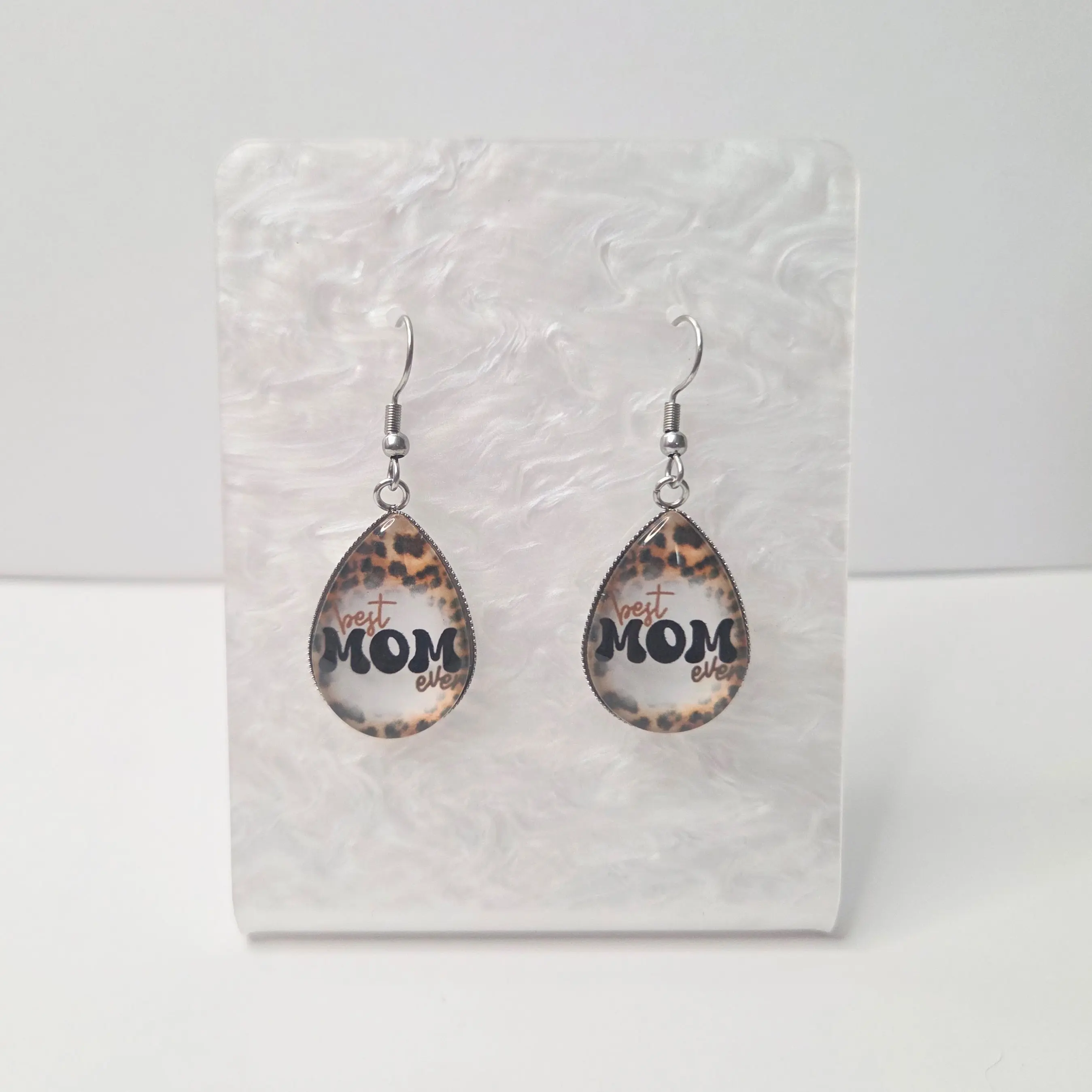 #439 "Best Mom Ever" Earrings, Casual Mom Mother's Day Jewelry