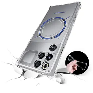 Zte Nubia Red Magic 11 Pro & Redmagic 11 Pro Plus Case, Cover, Ultra-Thin Lightweight Transparent Silicone Tpu, Shockproof Anti-Drop Corner Protection