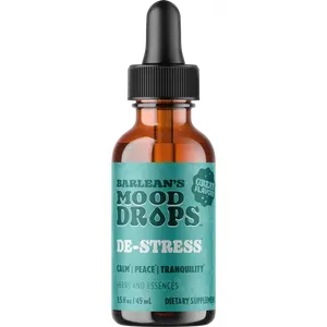 Barlean's Mood Booster Supplement, Liquid Drop Supplements for Men and Women, Adaptogen Herbs Drops, 1.5 oz