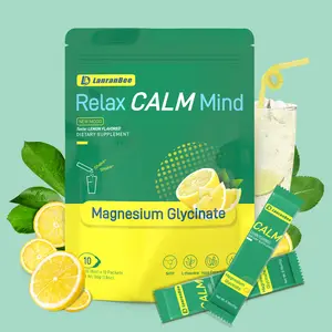 LanranBee Cortisol Health Drink, Stress Relief Powered Drink Mix, Supports Relaxation & Calm to Support Restful Sleep, Improve Intestinal Digestion, All-in-One Cortisol Supplement with Magnesium Glycinate, L-Theanine, Ashwagandha, Panax Ginseng