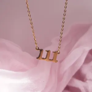 Redesigned Angel Number Necklaced with Chain and Pendant