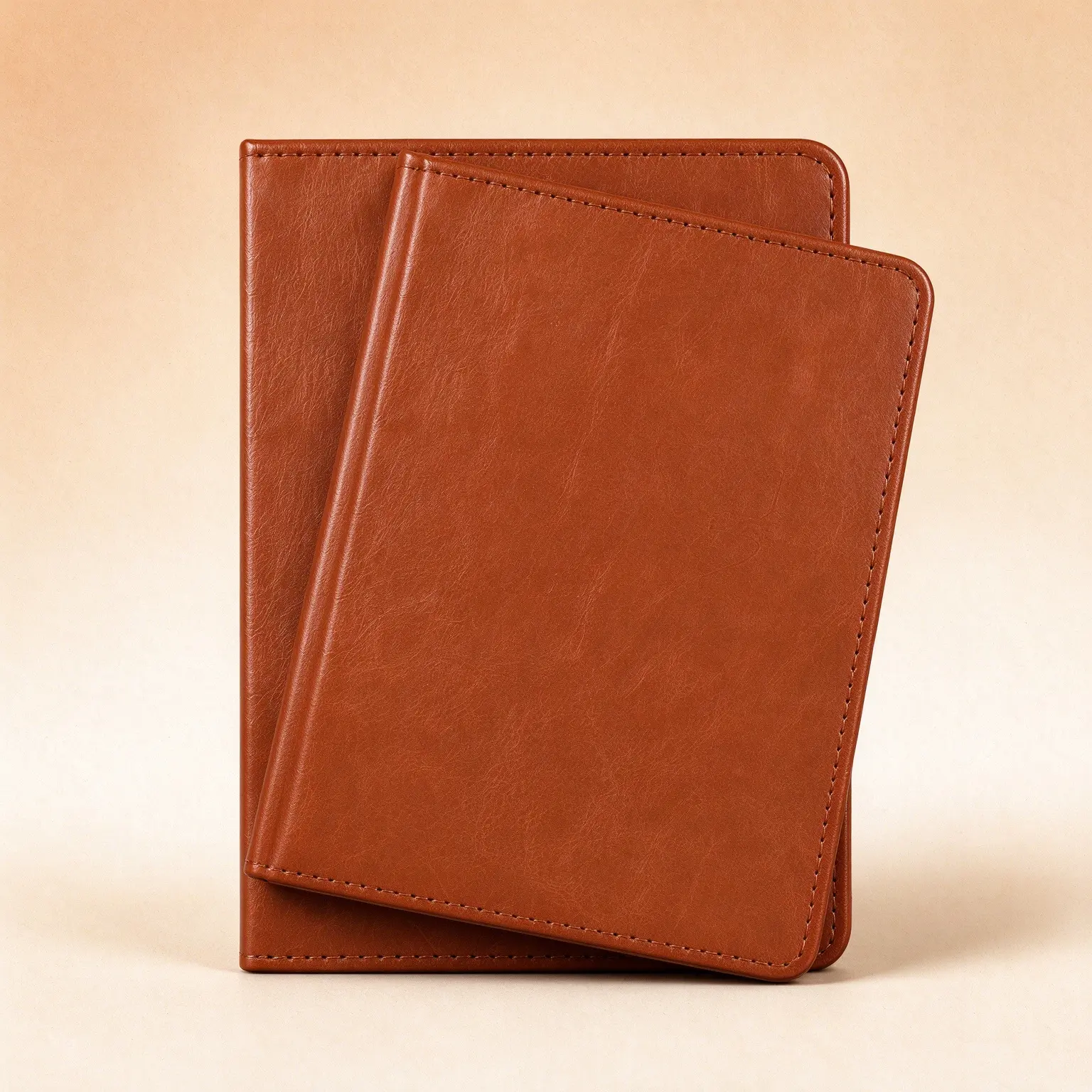 Vintage PU Leather Hardcover Journal Notebook - Thick No-Bleed Lined Paper, Premium Daily Note-Taking Planner, Aesthetic Office & College Stationery Gift for Men & Women