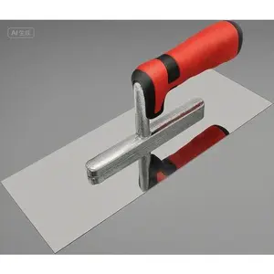 11" x 4" Concrete Finishing Trowel - Stainless Steel Construction Tool - Smooth Plastering & Drywall Application - Ergonomic Masonry Hand Tool - Durable Cement Spreader for Professional Results