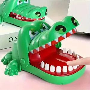 Interactive crocodile game toys, prank props, party gifts, group entertainment, birthday gifts, family games, travel games, pocket games, interactive gameplay, suitable for party and gathering games