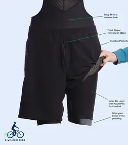 Men's Civilized Bib Shorts