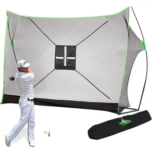 for Backyard Driving, Golf Practice Net, Dual-Turf Golf Mat, Chipping Target & Carry Bag