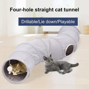 【LA000333】Foldable Cat Tunnel for Indoor Cats cat scratching furniture cat wall shelves scratchpad pro dogma t couchmat