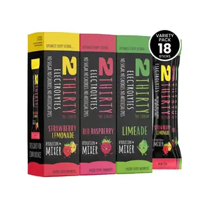 2THIRTY Hydration Mix Variety Pack – Electrolyte Powder Sticks for Hydration, Recovery & Hangover Support – Zero Sugar – Made in USA
