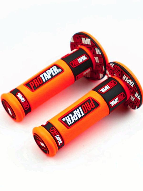 Motorcycle Handlebar Grips Pro Waterproof Durable Universal Fit for Motorcycles Electric Scooters (pair), Motor Parts Accessories, Ca Prop 65 Compliant