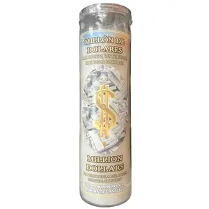 Candle Perfume - Veladora Preprada - Millon De Dolares Decor Ornaments  Scented Soy Wax Decoration