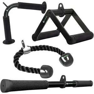 Cable Machine Attachment Set LAT Pulldown Weight Machine Accessories for Home Gym