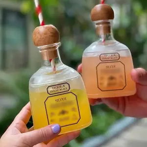 Proton Cocktail 12oz Cups - Cork Top, Individual Sold, Reusable Drinkware for Serving Various Beverages