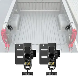 [Fits 19-26 Silverado & Sierra 1500] 2PCS Retractable Ratchet Straps Compatible with 2019-2026 Chevy Silverado GMC Sierra 1500 Retractable Tie Down Straps Replacement for 2019-2026 Chevy Silverado Accessories