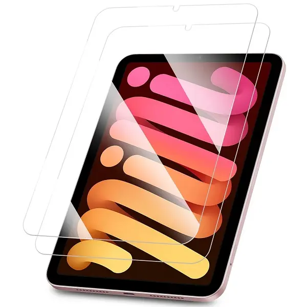 Fintie [2 Pack] 0.33mm Tempered Glass Screen Tablet Protector for iPad Mini 7 (A17 Pro, 2024)/iPad Mini 6th Gen (8.3"), Oleophobic Coating, Antiscratch, HD Clarity, 99.99% Light Transmittance for Bright View, Smooth Daily Use Accessories