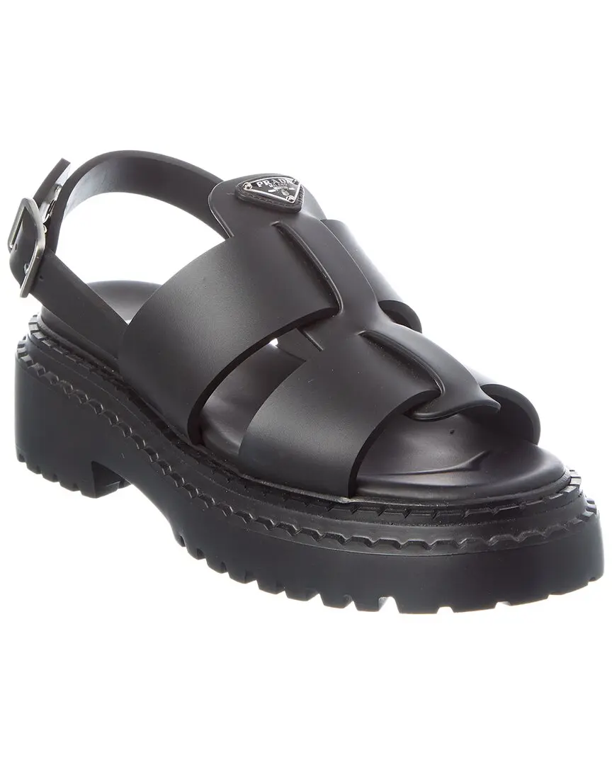 Prada 38 Leather Sandal