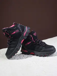 Women's Mid-Calf Hiking Shoes, Anti-Slip Durable Rubber Sole, Outdoor Trekking, All-Season Comfortable, Lightweight Breathable, Walking Shoes