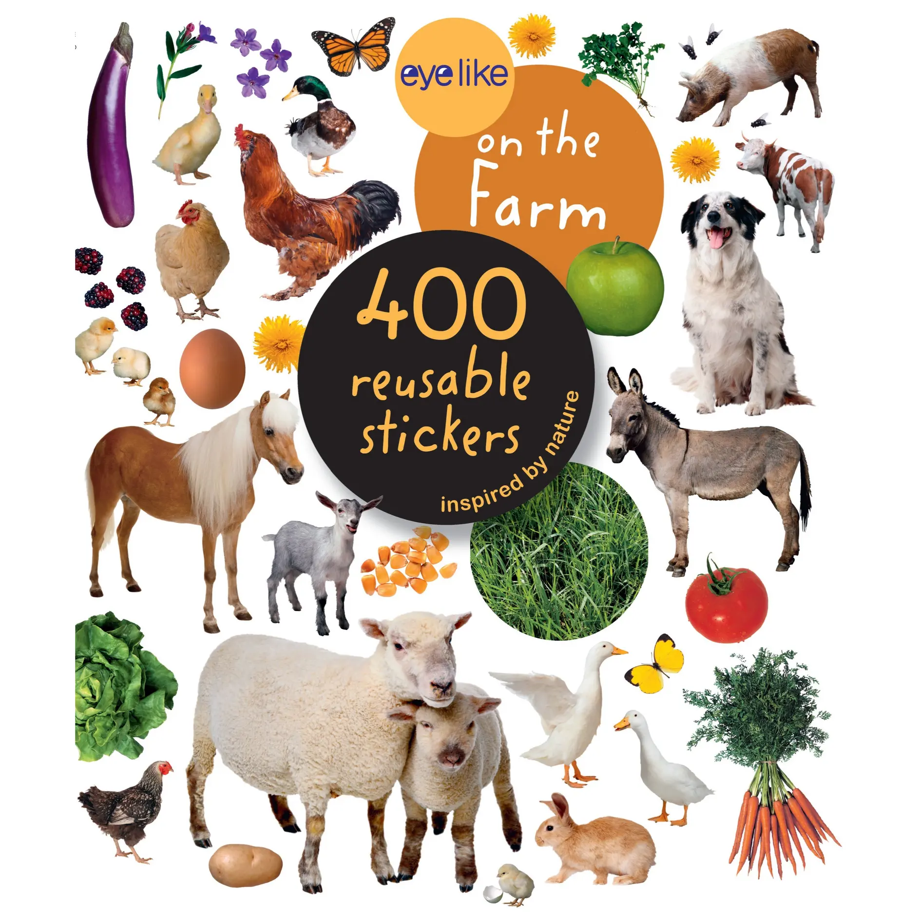 Eyelike Stickers: On the Farm by Workman Publishing [Paperback Book]