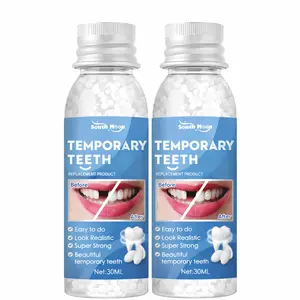 EELHOE Moldable Dental Gel Dentures Temporary Fillings Cavities and Teeth Fillings Temporary Tooth Filling Denture Kit Oral false tooth fake