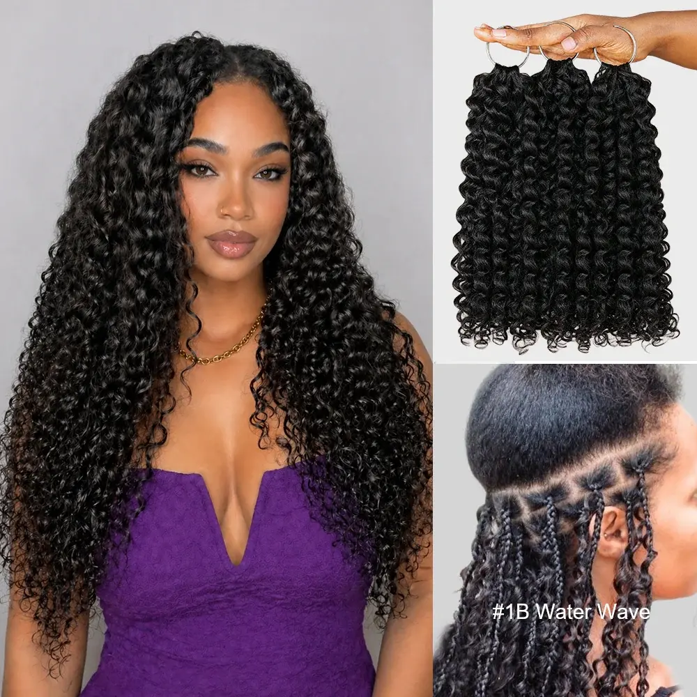 [Lowest Price] LASHEY Crochet Hair Human Hair Extensions Miracle Knots Pre-Separated 70g/Pack– Knotless Boho Braids, 3 Packs for Full Head, Multiple Curly & Wave TexturesVacation Hair #Summervibes