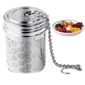 1pc, Ultra-Fine Stainless Steel Tea Infuser Strainer - Ideal for Brewing Loose Tea, Seasoning, And Measuring Spices - Long-Lasting, Rust-Proof, And Easy to Clean