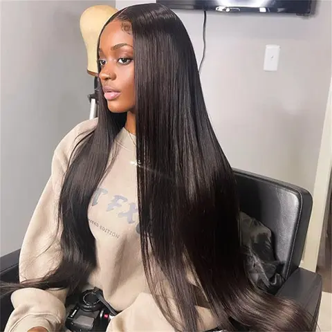 [Fall Super Deal] Wiggins Hair Ready To Go Glueless Wig Straight 4x7 & 5x7 Lace Closure Wigs Human Hair Pre Cut Pre Bleached 13x4 Lace Front Wigs Pre Plucked #FallDealsForYou