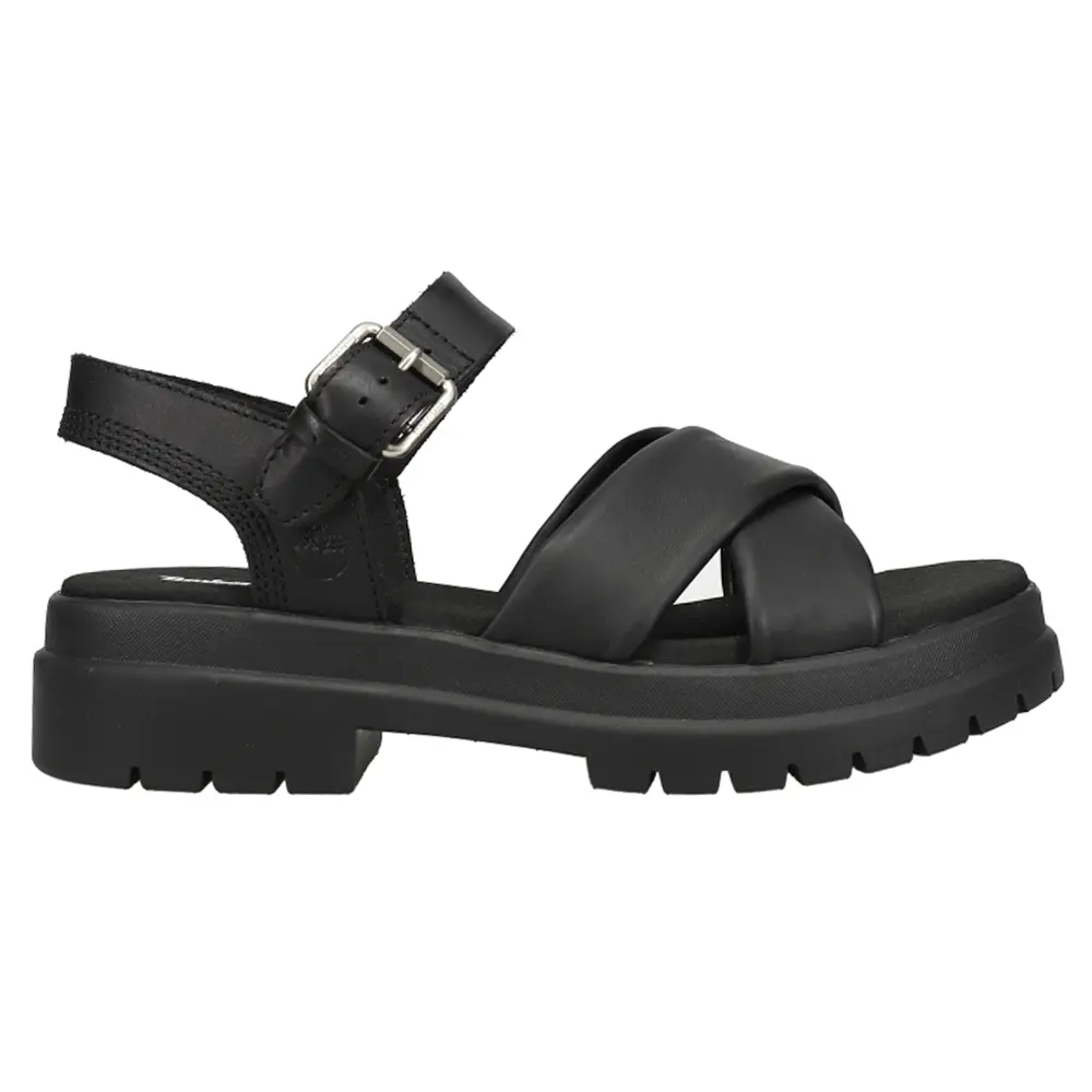 Timberland Womens London Vibe X Strappy Casual Sandals Casual Low Heel 1-2" - Black Timberland Womens London Vibe X Strappy Casual Sandals Casual Low Heel 1-2" - Black