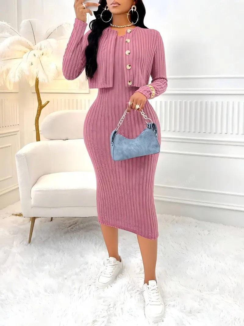 dress with jacket - TikTok Shop