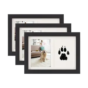 Paw Print Kit with frame Mess-Free Paw Print Stamp Pad for Dogs & Cats, Clean Touch Ink Pad, Dog Nose Print Kit, Keepsake Gift For Pet Dogs And Cats, Memorial Gift For Pets, Pet Memorials, Dog Stuff
