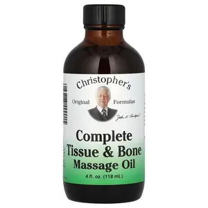 Christopher's Original Formulas Complete Tissue & Bone Massage Oil, 4 fl oz (118 ml)