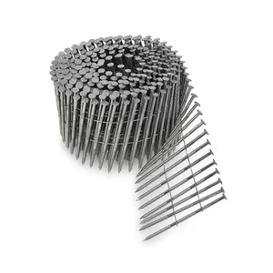 Simpson Strong-Tie S13A175SNBP (15 Degree, 1-3/4") Wire Coil Full Round Head Ring-Shank Siding Nail Type 304 (1200 Pack)