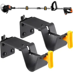 2 Pack Trailer Weedeater Rack Trimmer Stores Weed Hedge Trimmers Organize Landscaping Tool Holder on E-Track in Trailer or Equipment Accessories