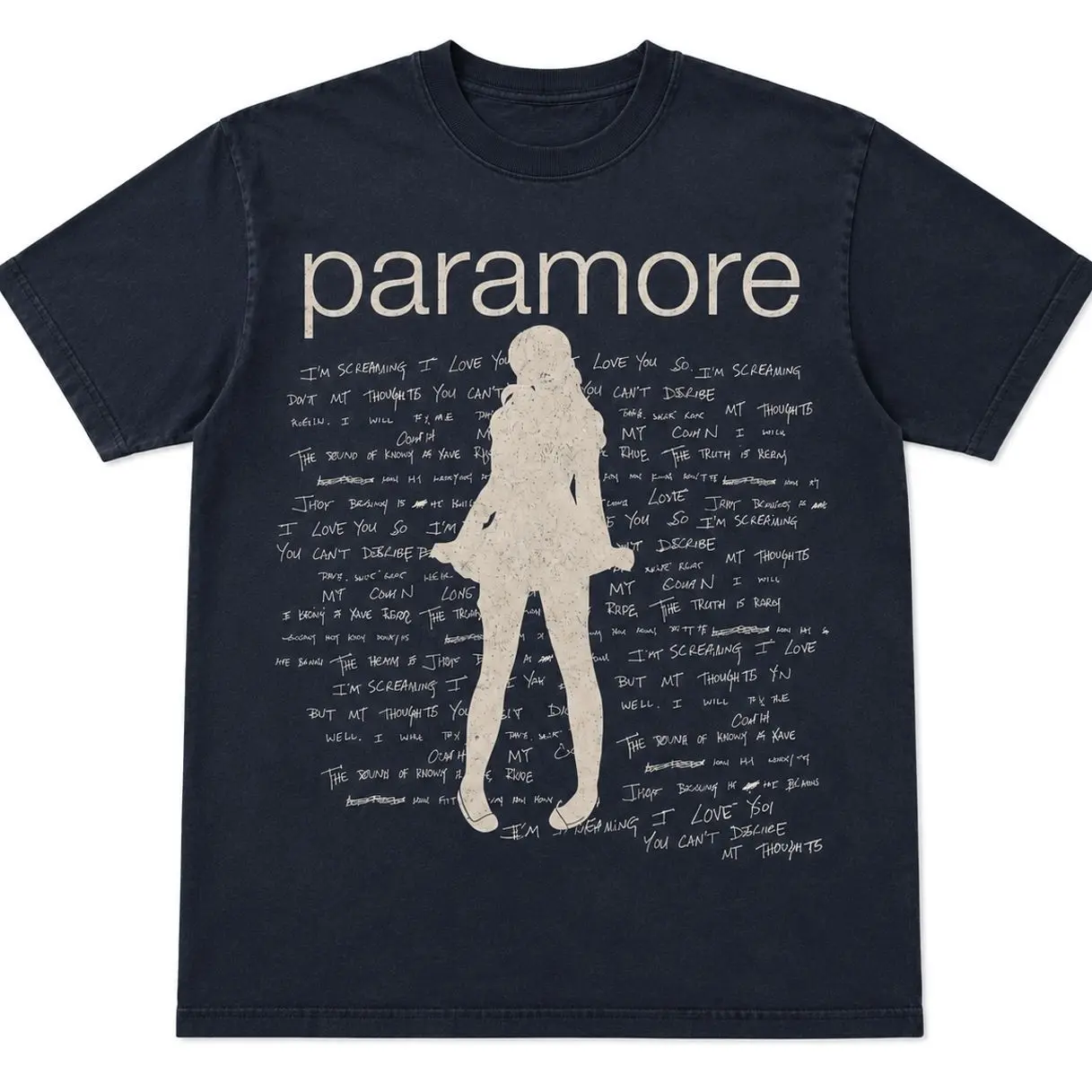 Paramore Vintage Band Graphic Tee - Alternative Rock Music Concert Shirt