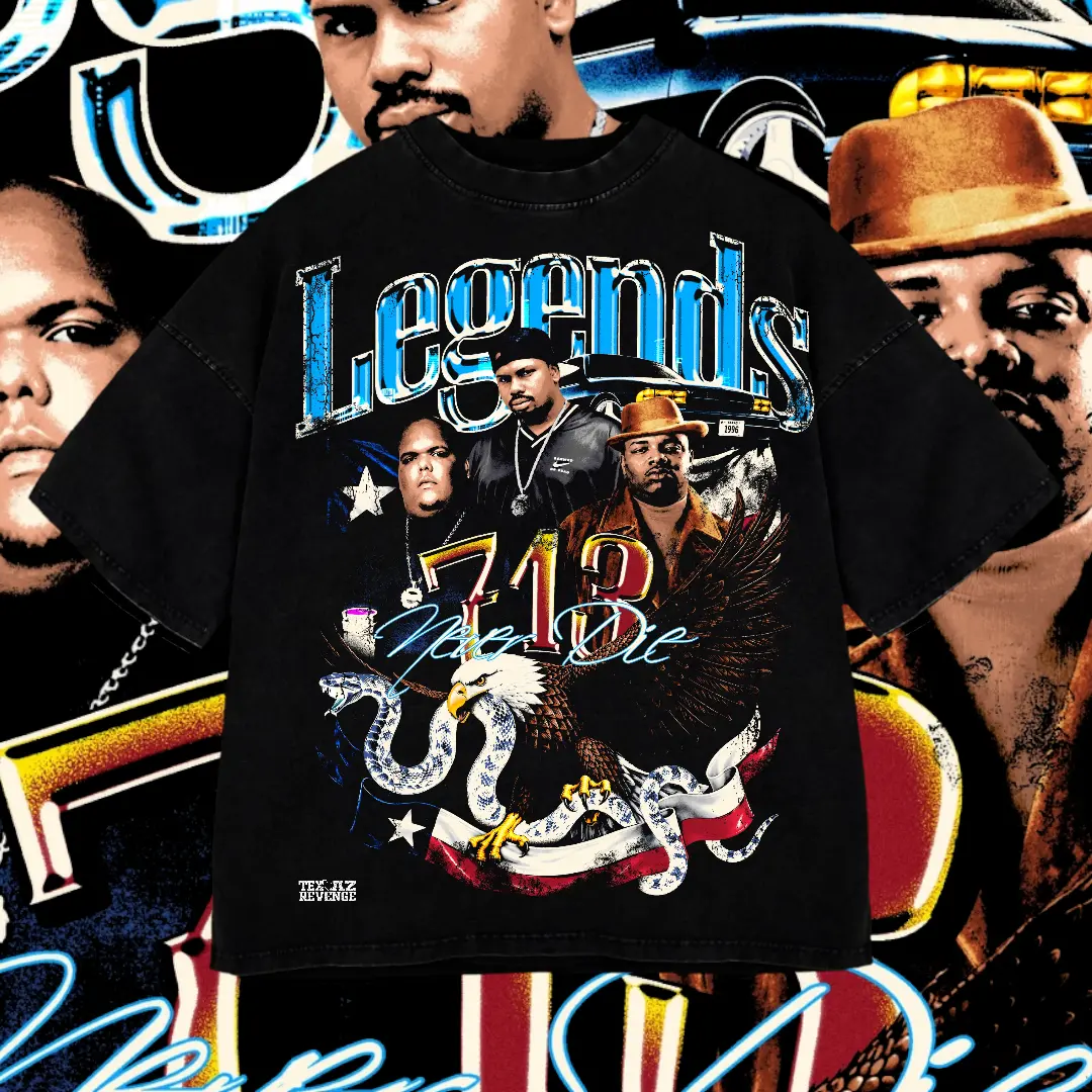 [Texans Revenge] 713 Legends Houston Texas Washed T-Shirt For Men, Graphic Vintage Acid Wash Heavy Cotton Tee, Streetwear Oversized Cowboys Texas Mexican Fans, Made In US
