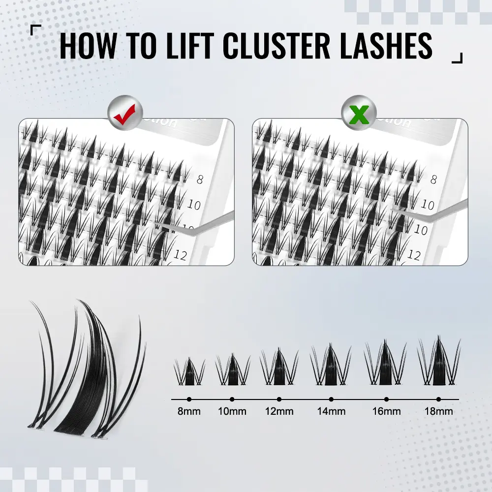 Viva | AiryCute MangaMagic Collection Upgrade U Lashes with Ultra-Dense, Waterproof, Long-Lasting Lashes | Fairy | Fashion Wet Look | Beginner-Friendly DIY Lashes for a Flawless, Voluminous Look | Trendy & Must-Have Clusters Viva | AiryCute MangaMagic Collection Upgrade U Lashes with Ultra-Dense, Waterproof, Long-Lasting Lashes | Fairy | Fashion Wet Look | Beginner-Friendly DIY Lashes for a Flawless, Voluminous Look | Trendy & Must-Have Clusters