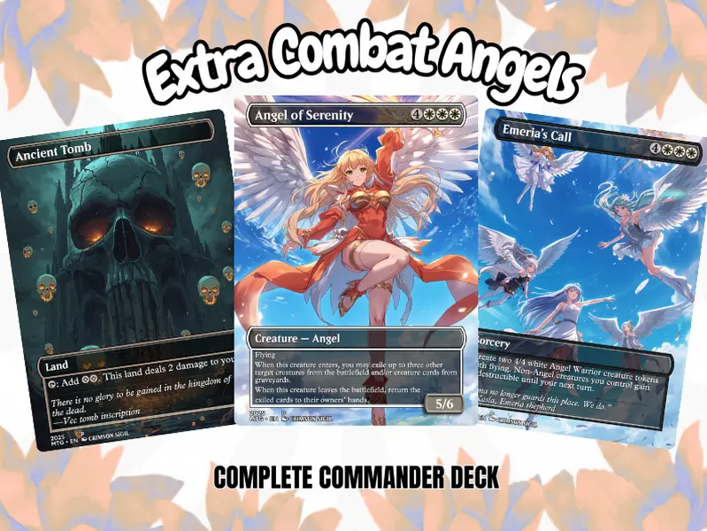 Anime Angel Waifu Tribal Commander Deck Full 100 Cards + Tokens | Proxy EDH - TikTok Shop Anime Angel Waifu Tribal Commander Deck Full 100 Cards + Tokens | Proxy EDH - TikTok Shop