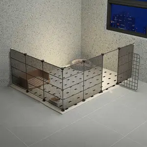 Iron Dog Crate, Indoor Pet Cage, Small Dog Cage, Pet Supplies for Small Dogs, Dog & Cat Furniture for Home & Outdoor Use