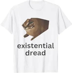 Existential Dread Low Poly Cat & Meme FUNNY Cats T-Shirt