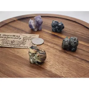 Carving - Bulbasaur - Multiple Stone Options - 30mm/1.1"