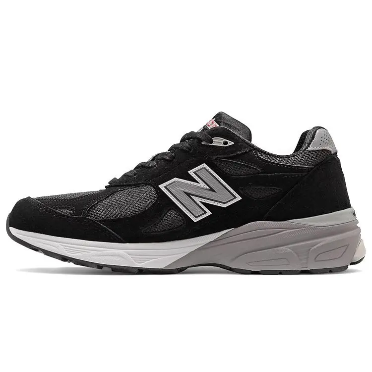 New Balance 990v3 Made In Usa Black' Retro Low Top Commuter Running Shoes Unisex M990BS3