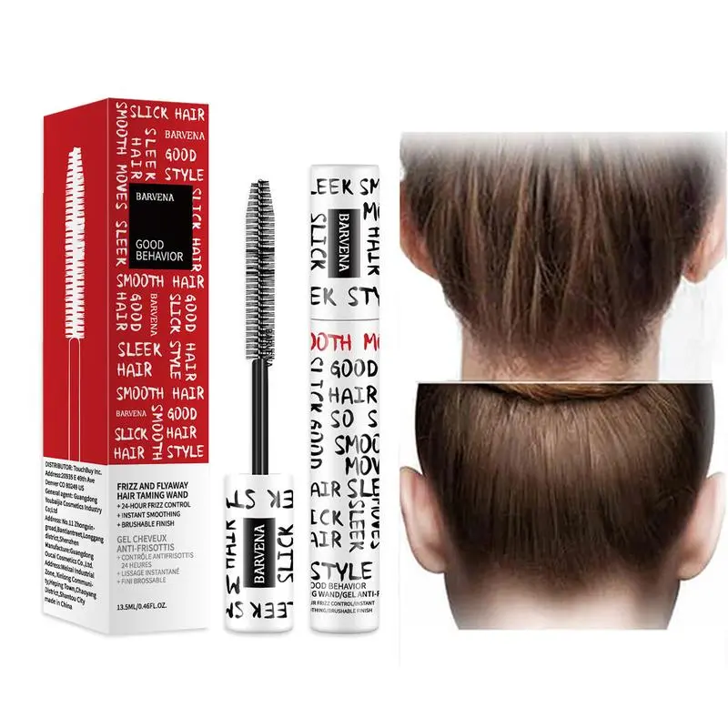 Hair Taming Wand, Anti-Frizz Finishing Stick with Nourishing Ginseng, Gentle Edge Control for Flyaways, 10ml Travel Size Haircare