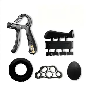 5PCSGrip Strength Trainer Kit with Finger Exerciser, Hand Grip Strengthener, Hand Extension Exerciser, Hand Exercise Ball and Forearm Workout Ring for Muscle Building and Injury Recover