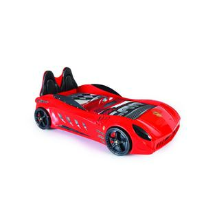 Twin Car Bed with Remote Lights  Premium Kids Racing Bed Frame