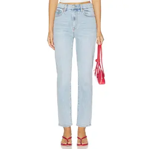 PISTOLA Bri Ankle High Rise Slim Straight Jeans in Day Off